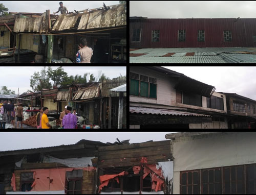 Diterjang Angin Puting Beliung, 9 Rumah Warga di Kuindra Inhil Rusak Parah